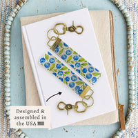 Blueberries Keychain