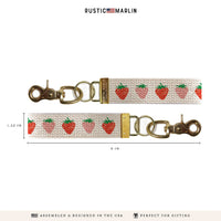 Strawberries Keychain