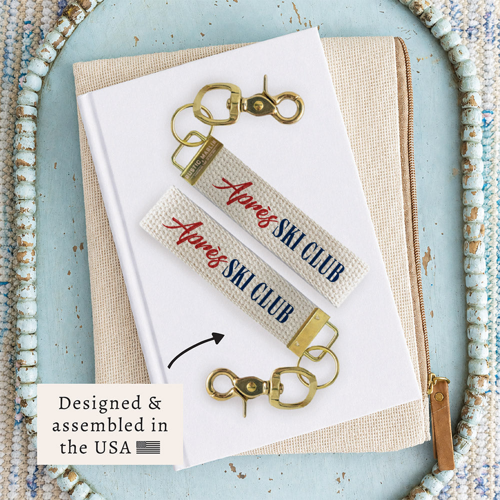 Apres Ski Club Keychain