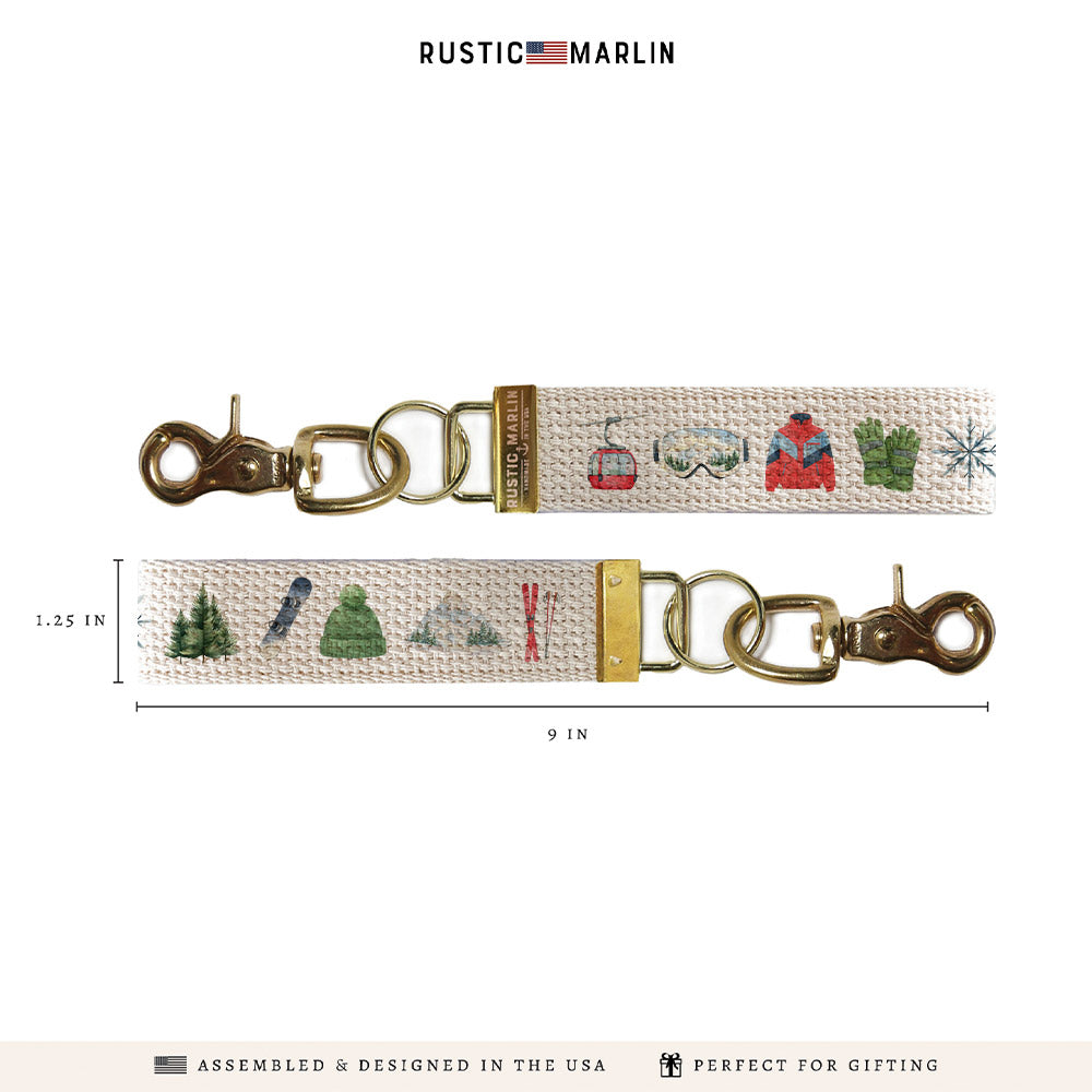 Ski Icons Keychain