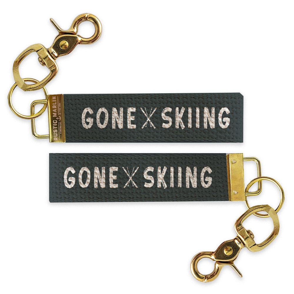 Gone Skiing Keychain