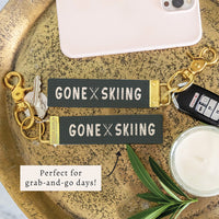 Gone Skiing Keychain