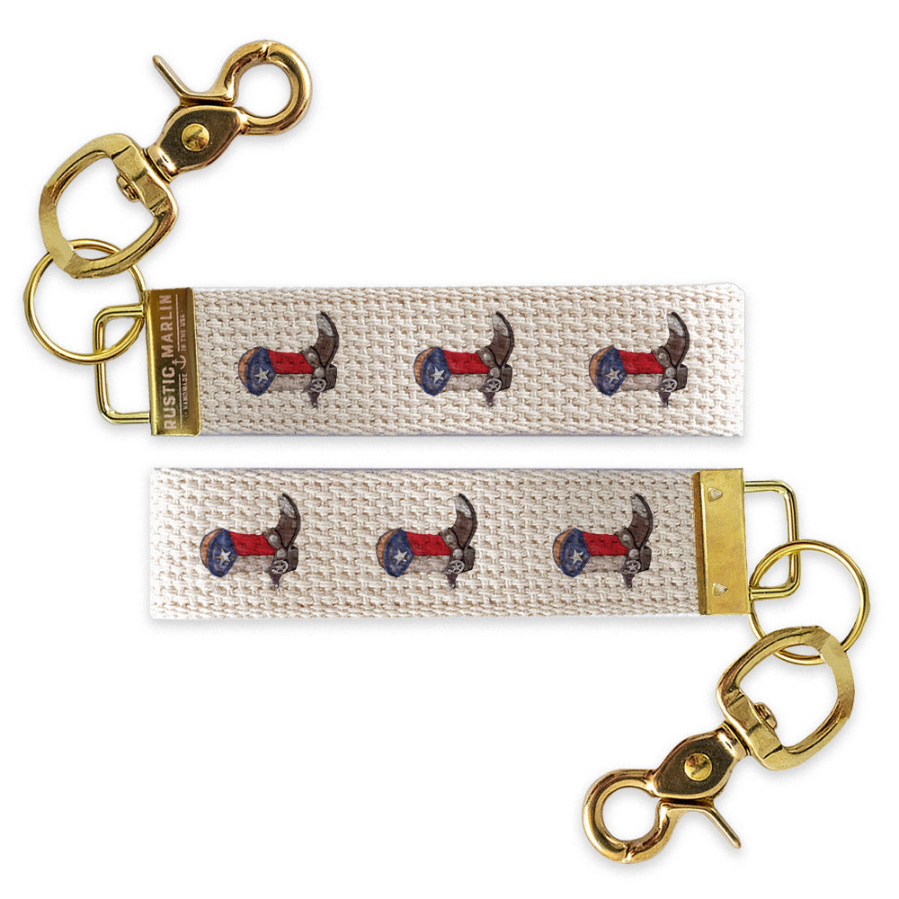 Texas Flag Boot Keychain