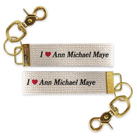 I Love Ann Michael Maye Keychain