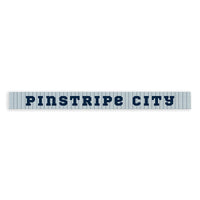Pinstripe City Skinny Sign