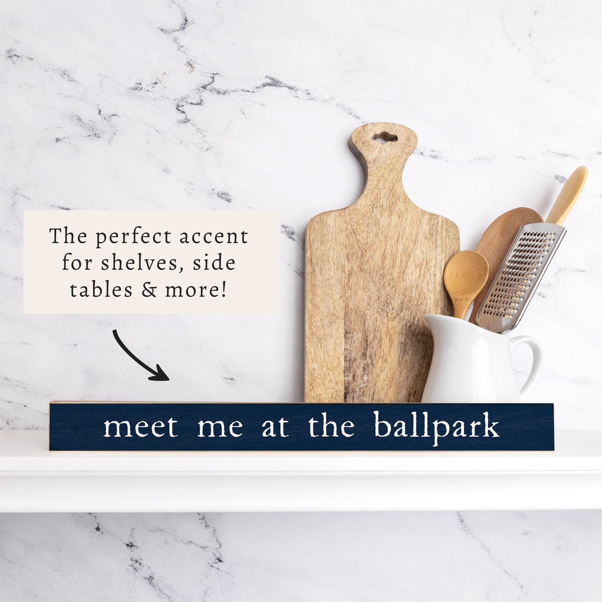 Meet Me at the Ballpark Skinny Sign