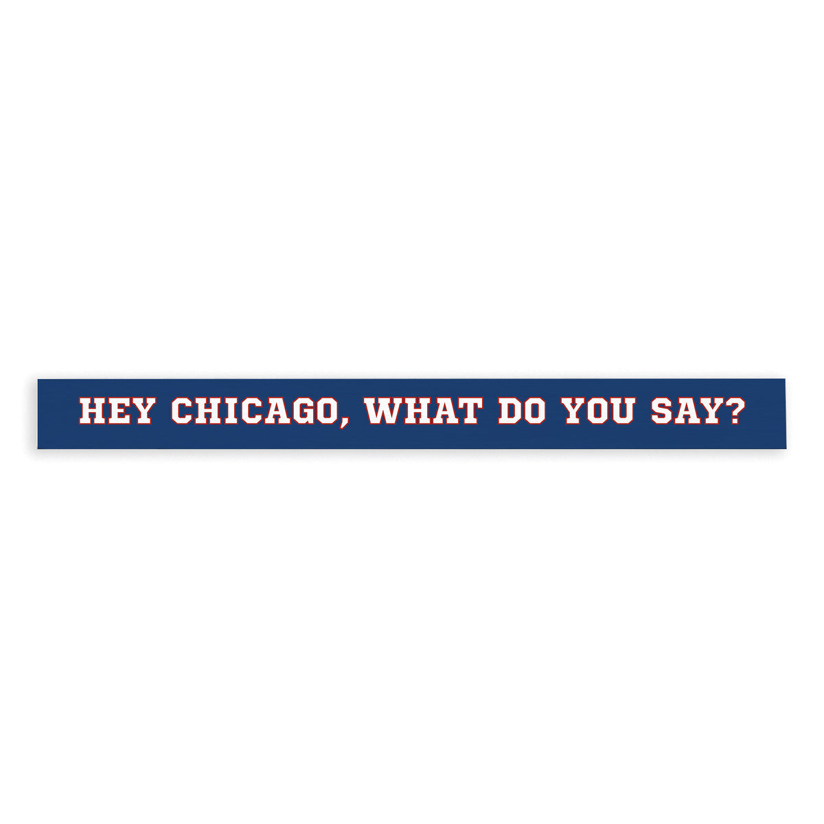 Hey Chicago Skinny Sign