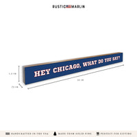Hey Chicago Skinny Sign