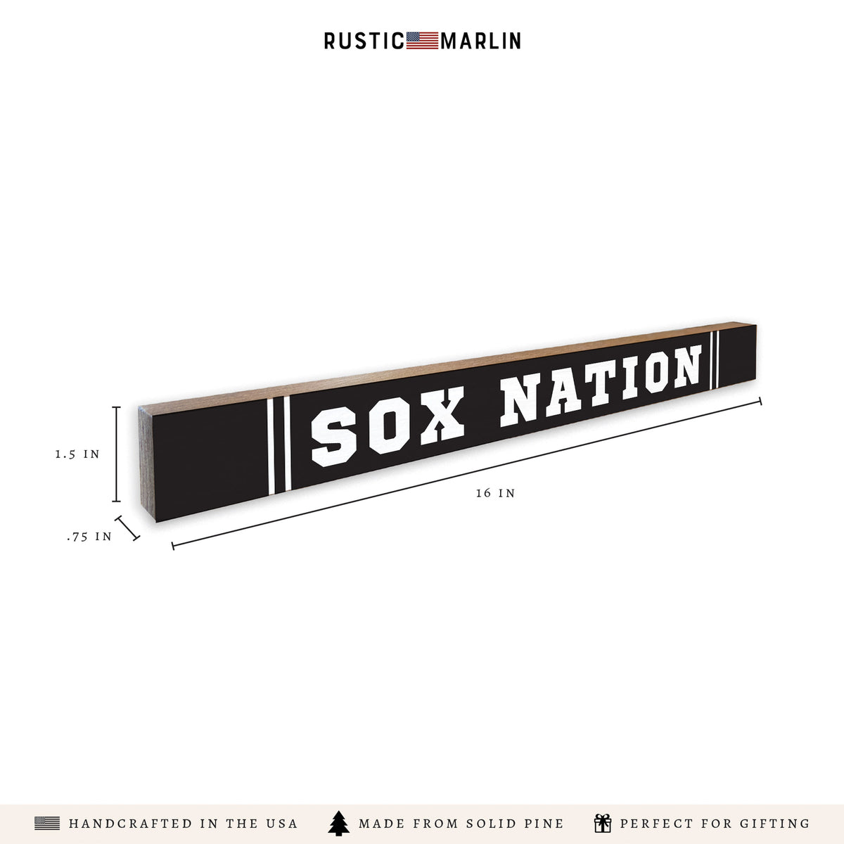 Sox Nation Skinny Sign