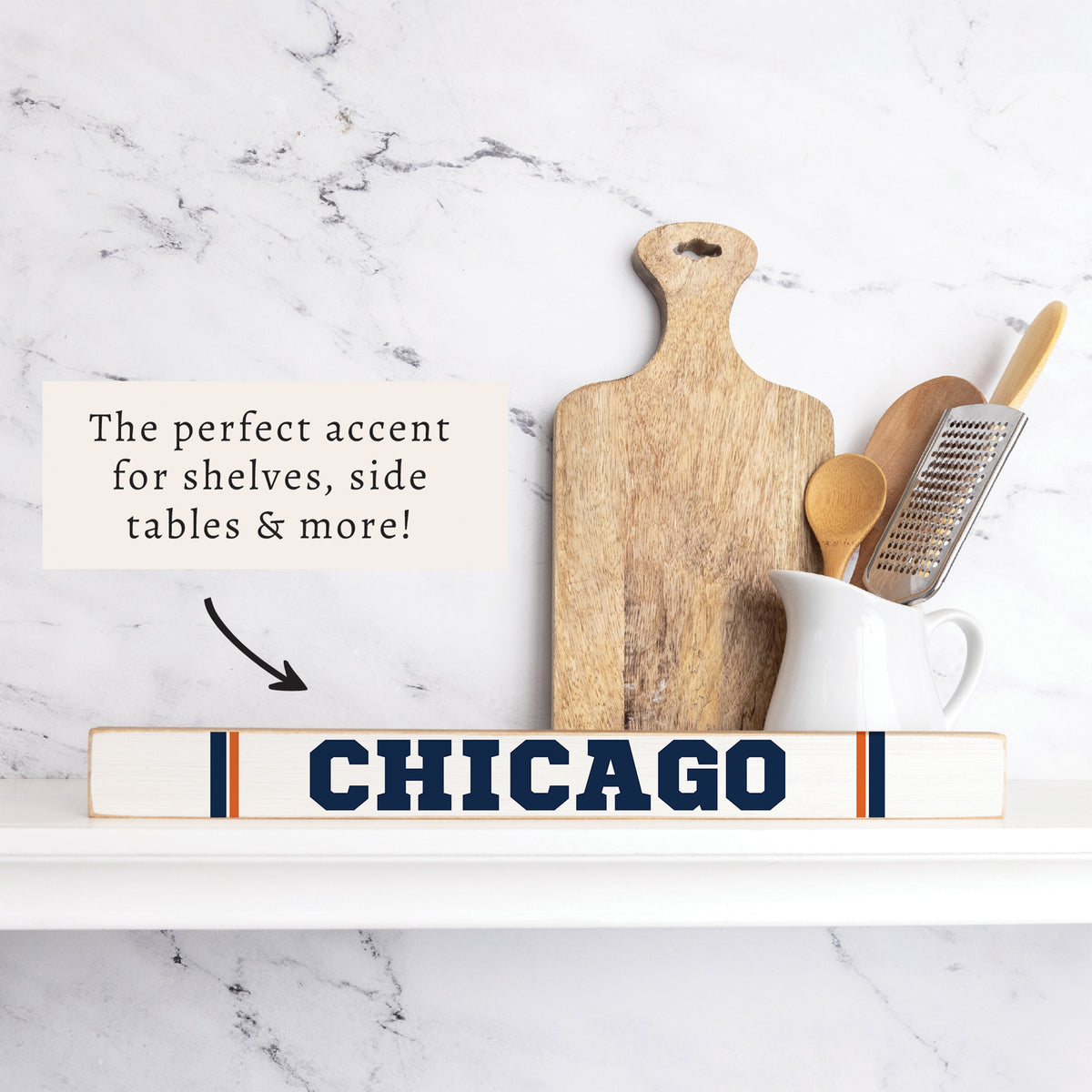 Chicago Stripes Skinny Sign