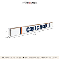 Chicago Stripes Skinny Sign