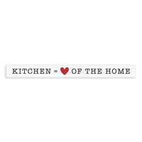Kitchen Heart Of The Home Skinny Sign
