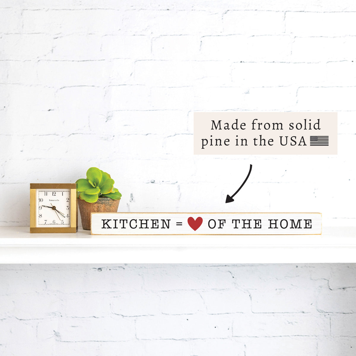 Kitchen Heart Of The Home Skinny Sign
