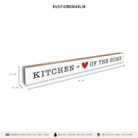 Kitchen Heart Of The Home Skinny Sign