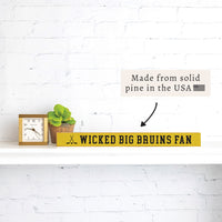 Wicked Big Bruins Fan Skinny Sign