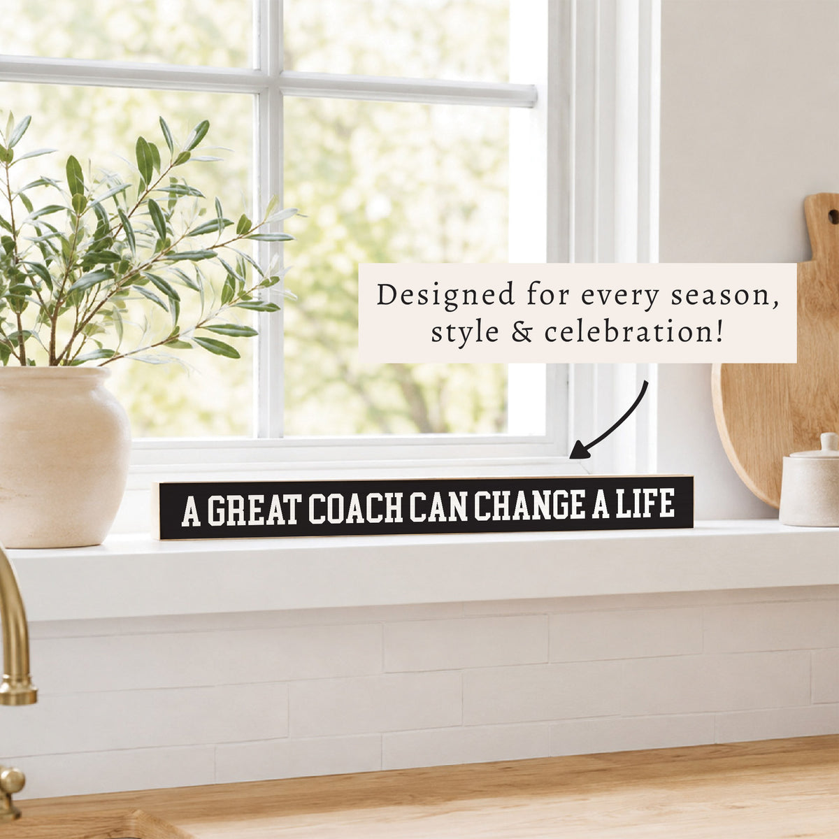 Great Coach Can Change A Life Skinny Sign