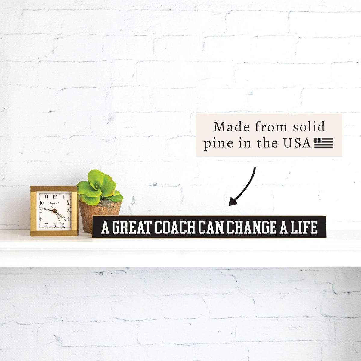 Great Coach Can Change A Life Skinny Sign