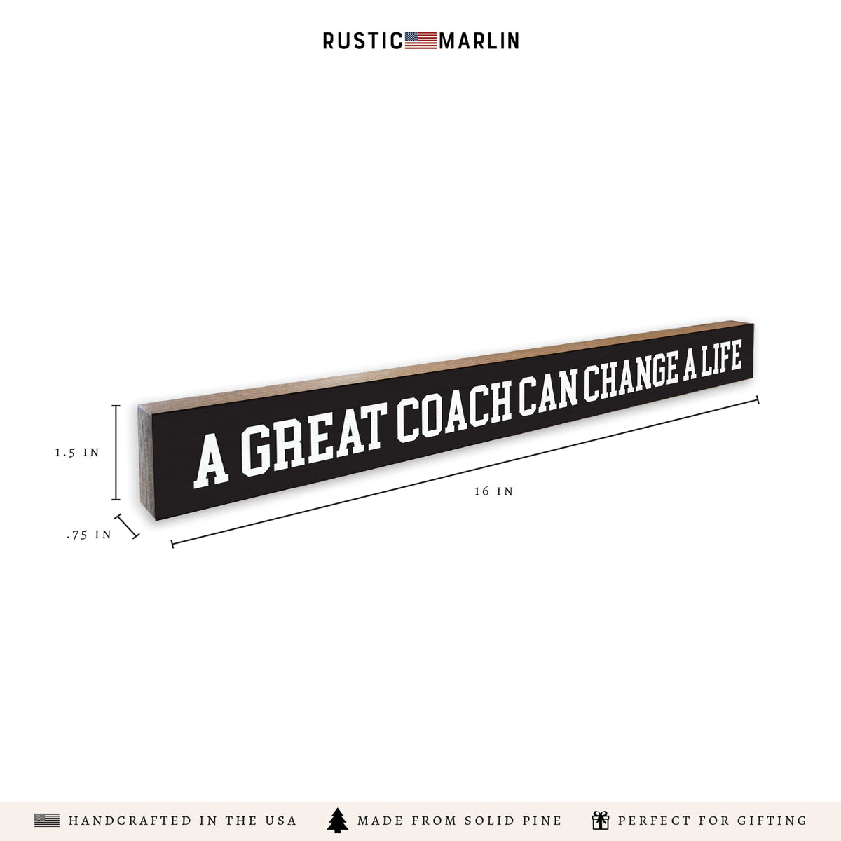 Great Coach Can Change A Life Skinny Sign