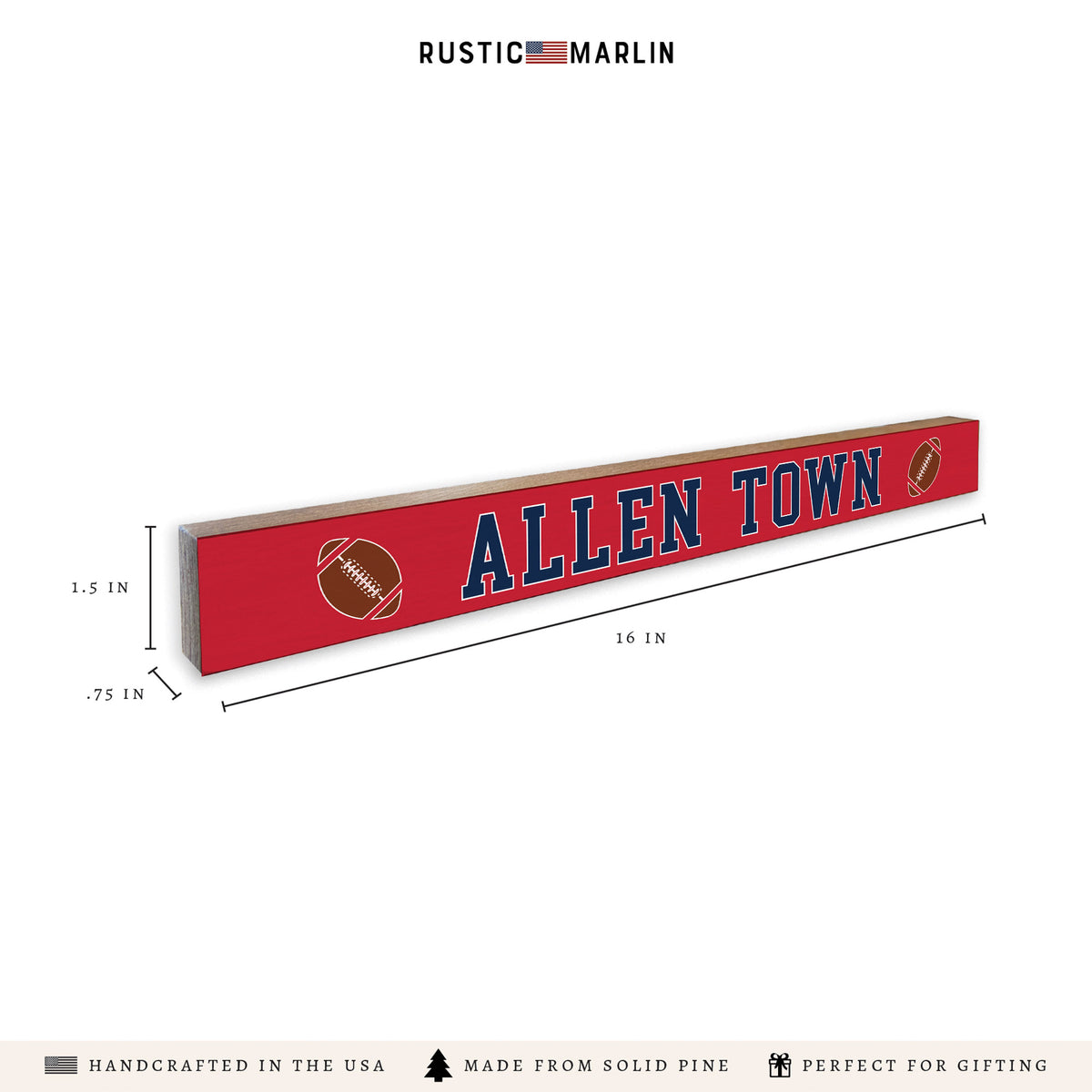 Buffalo Allen Town Skinny Sign