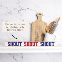 Buffalo Shout Skinny Sign
