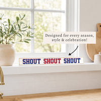 Buffalo Shout Skinny Sign
