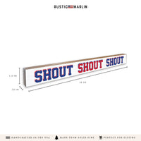 Buffalo Shout Skinny Sign