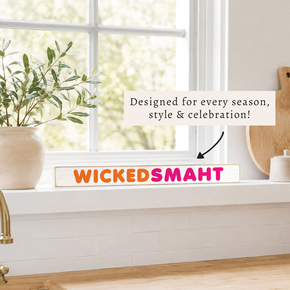 Wicked Smaht Skinny Sign