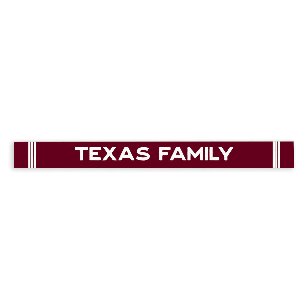 Collegiate Stripe Personalized Skinny Sign