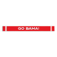 Collegiate Stripe Personalized Skinny Sign