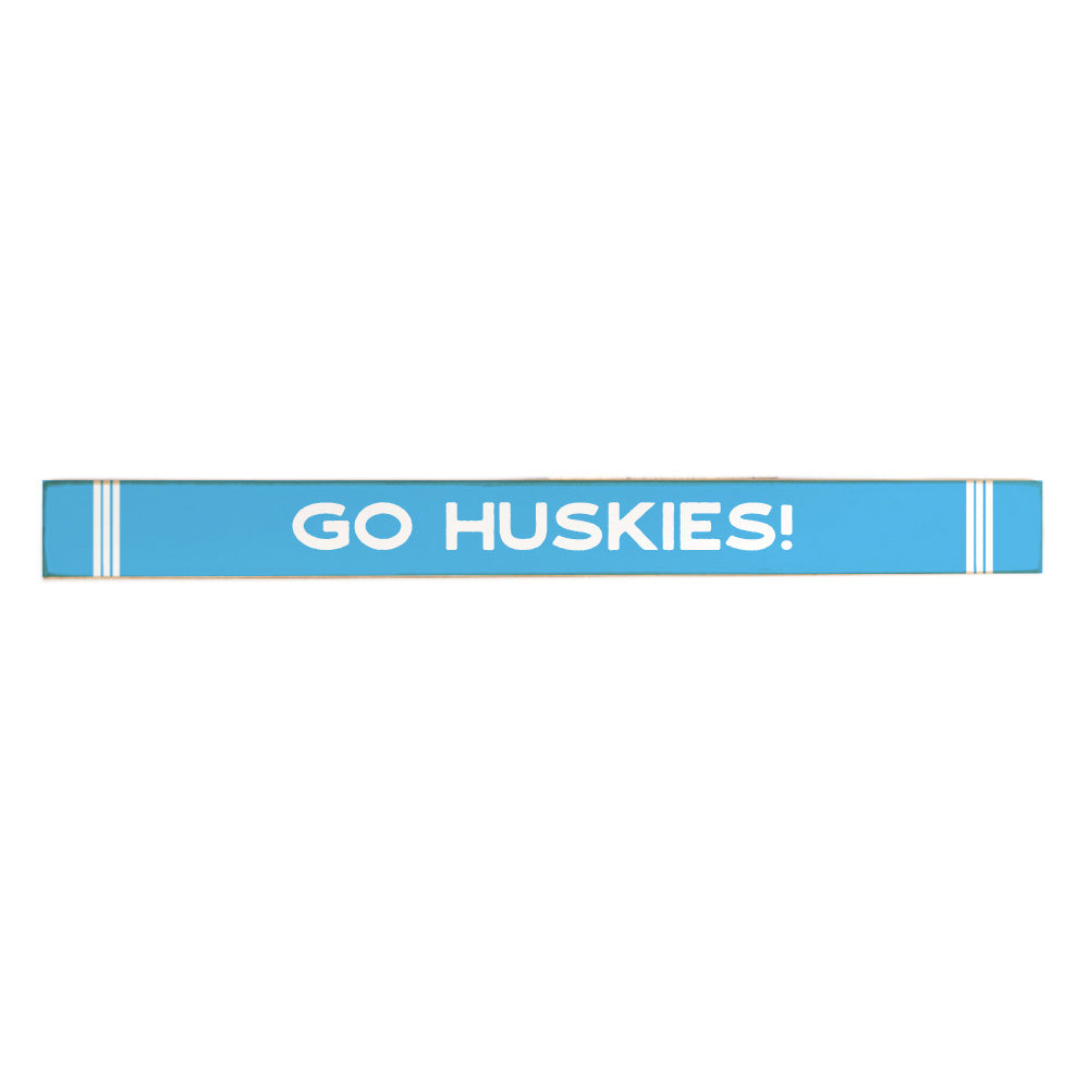 Collegiate Stripe Personalized Skinny Sign