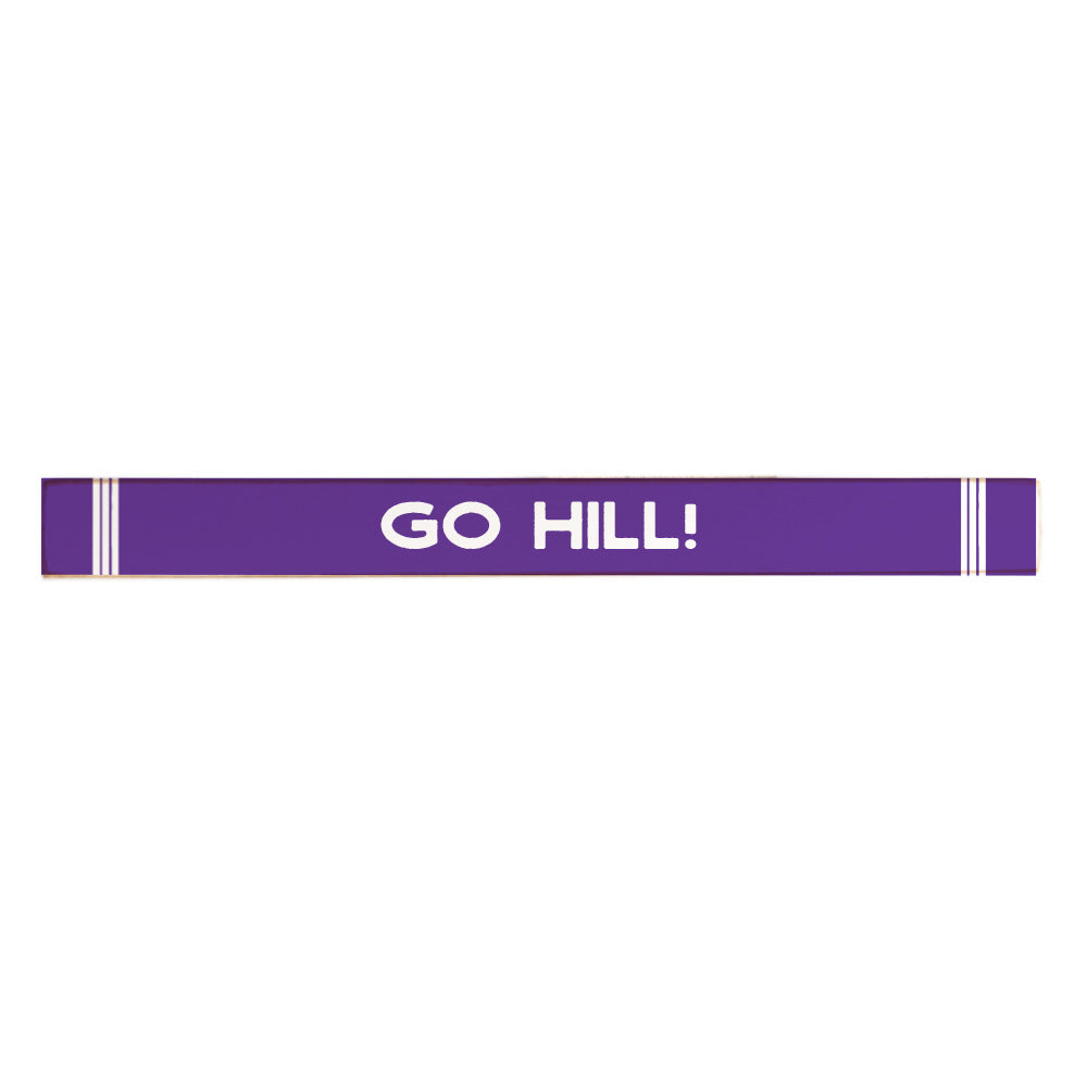 Collegiate Stripe Personalized Skinny Sign