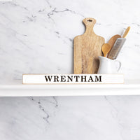 Your Word White/Black Personalized Skinny Sign
