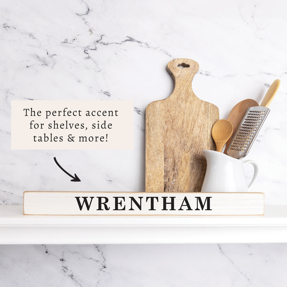 Antique Personalized Skinny Sign