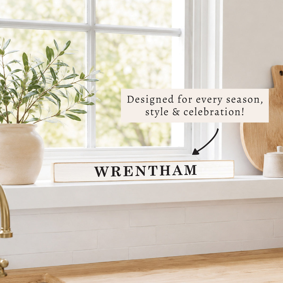 Antique Personalized Skinny Sign