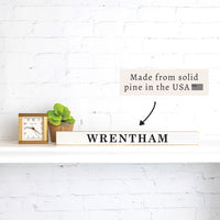 Antique Personalized Skinny Sign