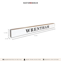 Antique Personalized Skinny Sign