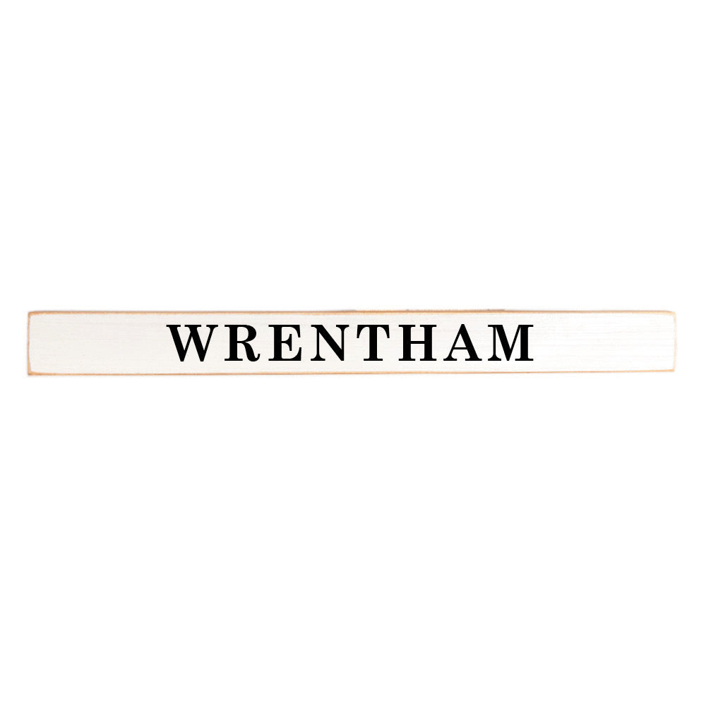 Your Word White/Black Personalized Skinny Sign