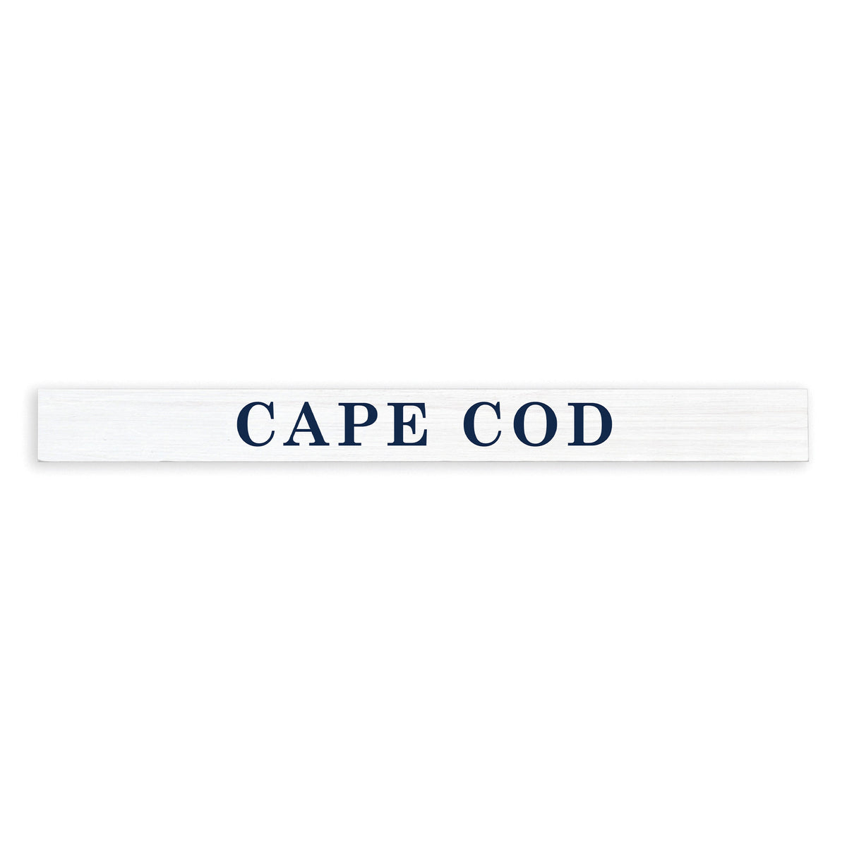 Your Word White/Navy Personalized Skinny Sign
