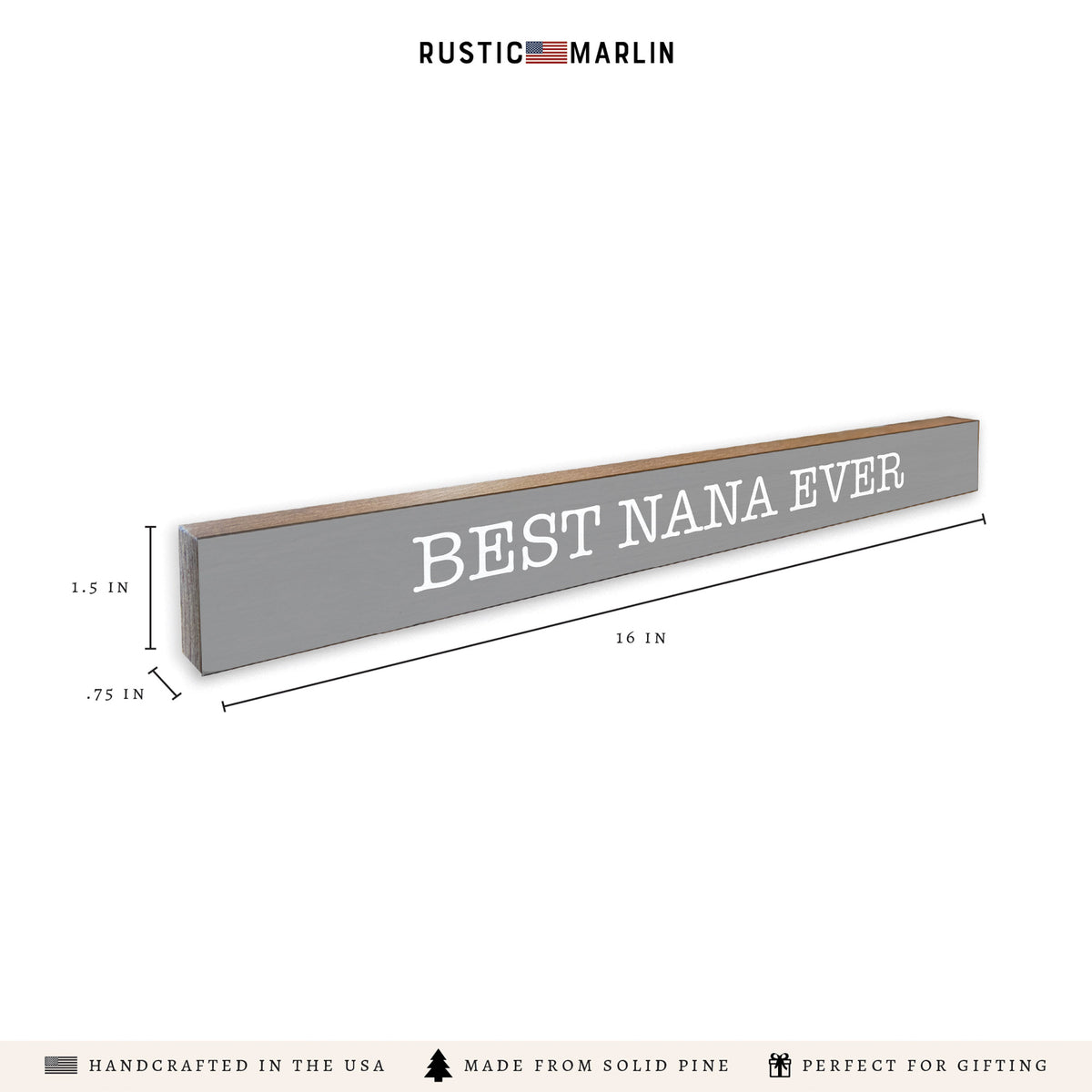 Best Ever Personalized Skinny Sign