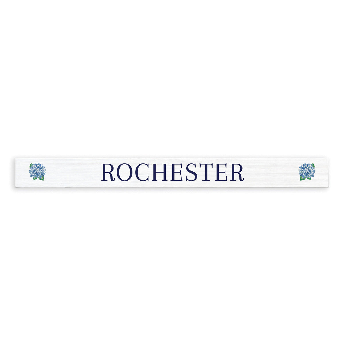 Hydrangea Personalized Skinny Sign