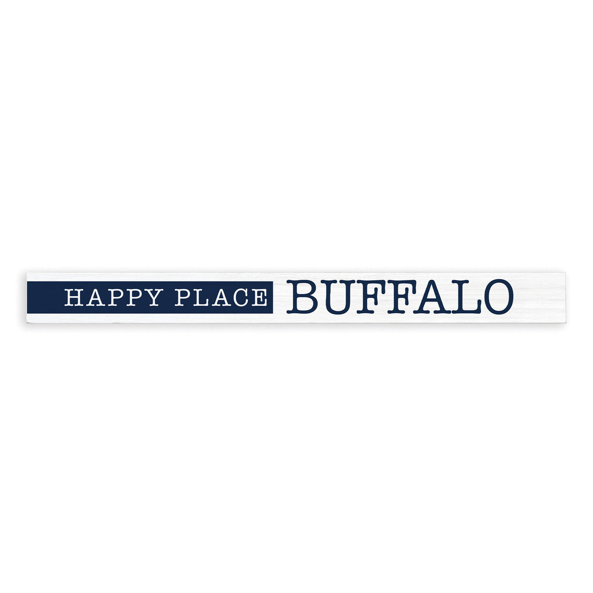 Happy Place Personalized Skinny Sign | Shelf Decor