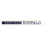 Happy Place Navy Personalized Skinny Sign