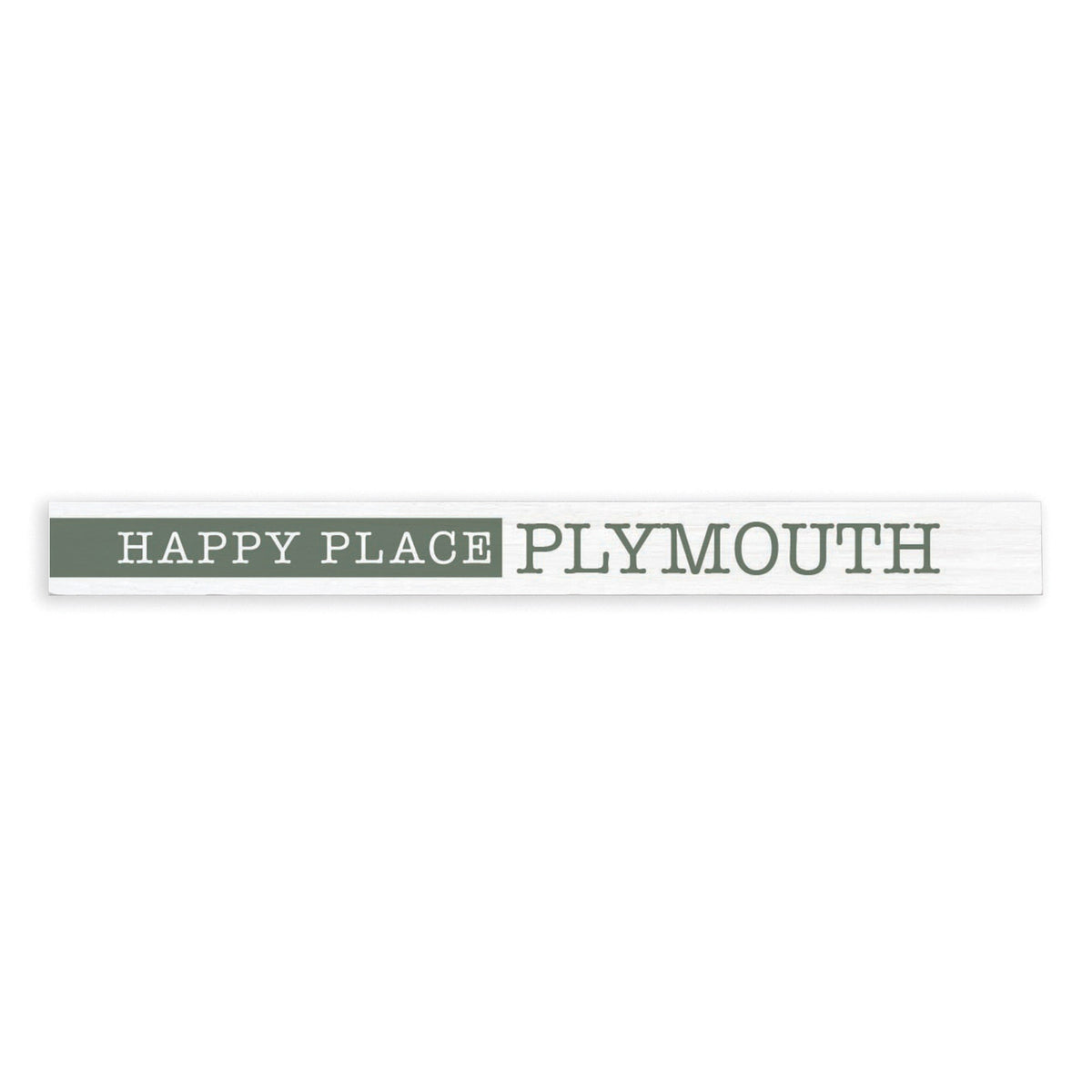 Happy Place Personalized Skinny Sign | Shelf Decor