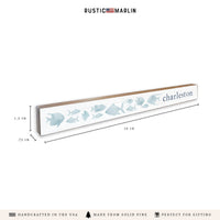 Fish Personalized Skinny Sign