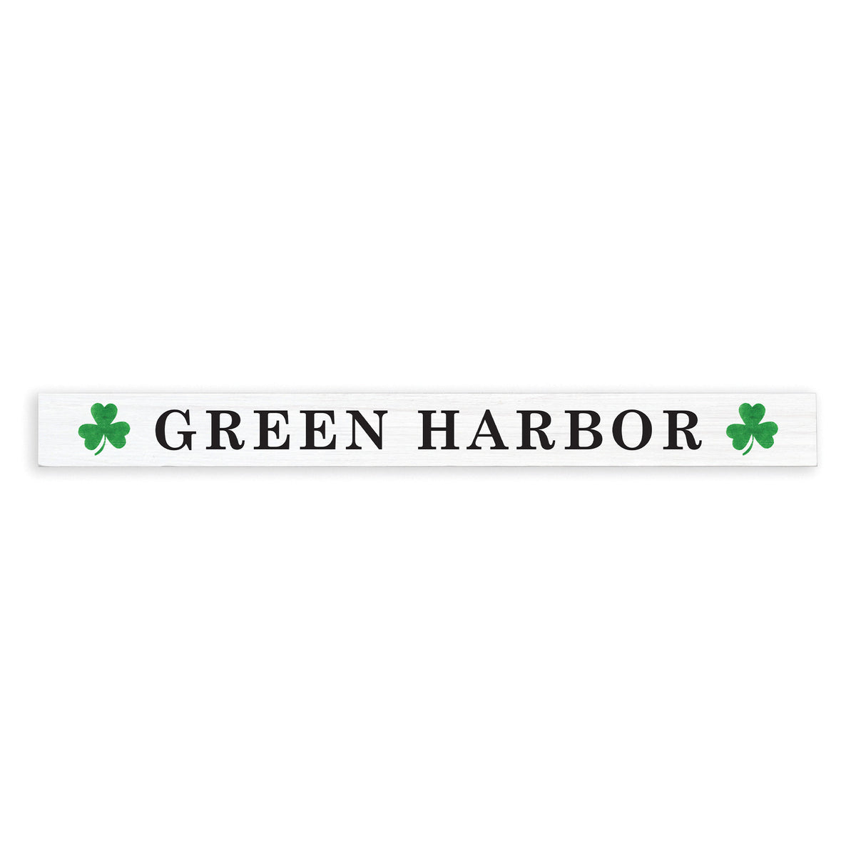 Shamrocks Personalized Skinny Sign