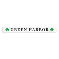 Shamrocks Personalized Skinny Sign