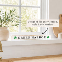 Shamrocks Personalized Skinny Sign