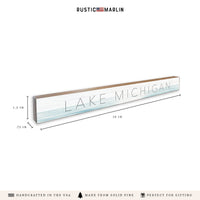 Waterscape Personalized Skinny Sign