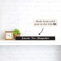 Script Personalized Skinny Sign