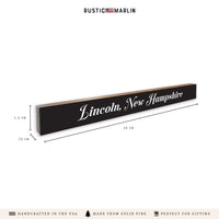 Script Personalized Skinny Sign